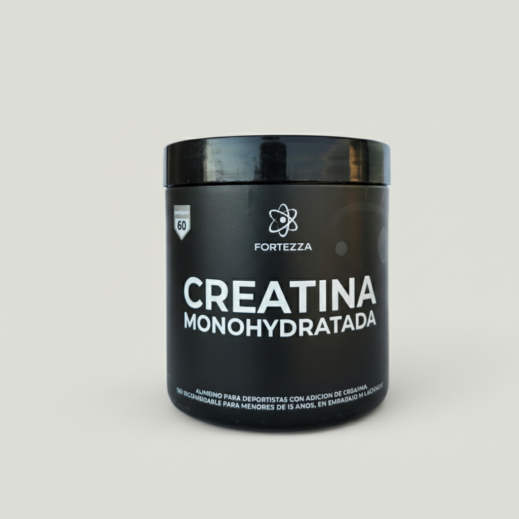 Creatina Monohidratada FORTEZZA – 300 g (60 Porciones) – 100% Pura Micronizada
